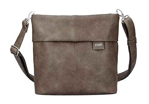 Zwei Mademoiselle M8 Schultertasche 25 cm canvas-basalt von Zwei