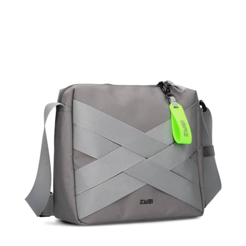 Zwei Sportliche Unisex Umhängetasche Alex AL100 Damen Herren & Teenager Tasche modernes cooles Design wasserabweisend (stone) von Zwei