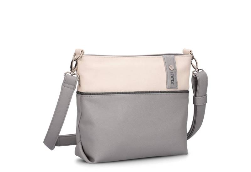 Zwei Umhängetasche Jana J8 - Schultertasche 27 cm (foggy) von Zwei