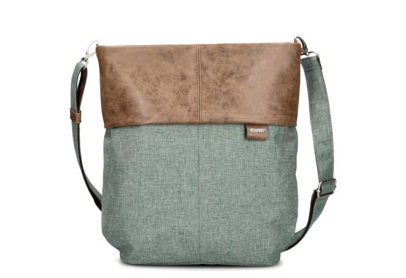 Zwei Umhängetasche Olli OT12 - Schultertasche 32 cm (eucalyptus) von Zwei