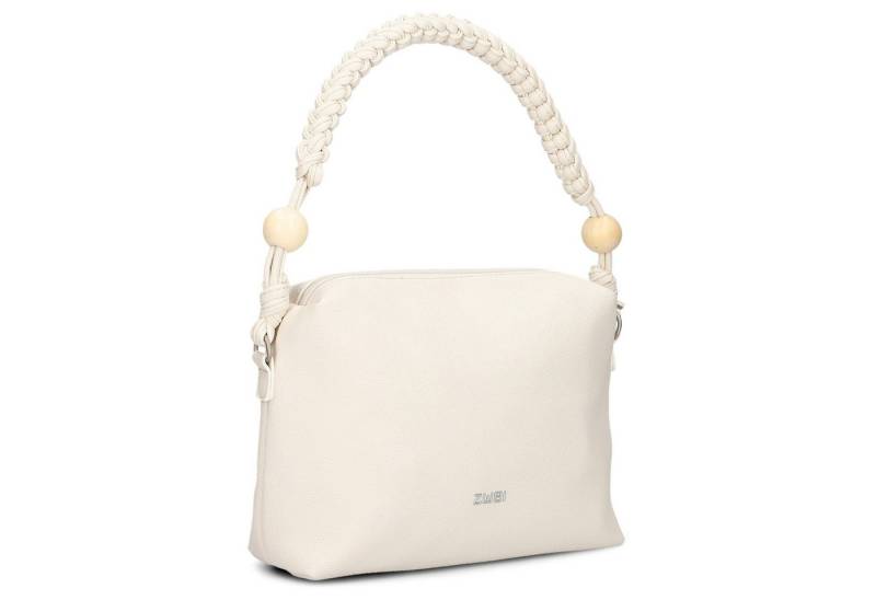 Zwei Umhängetasche Perla PE60 - Schultertasche 27 cm (off-white) von Zwei