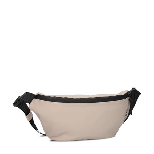 Zwei Unisex Bauchtasche Cargo CAH55 Gürteltasche 2 Liter (34 x 15 cm) wasserfestes, strapazierfähiges Hydroflex, Damen Herren Crossbody Bag mit verstellbarem Gurt mit Klickverschluss (Sand) von Zwei