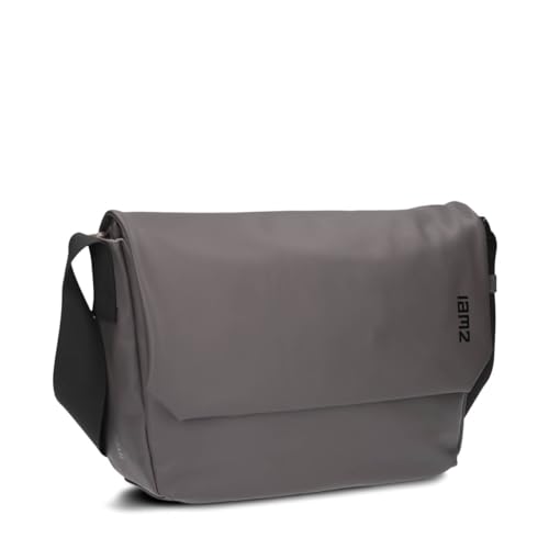 Zwei Unisex Messenger-Bag Cargo CA135 wasserabweisende Umhängetasche 9 Liter DIN-A4 passend verstellbarer Schultergurt Magnet-Verschlussklappe gepolstertes Laptop-Fach gute Innenausstattung (stone) von Zwei