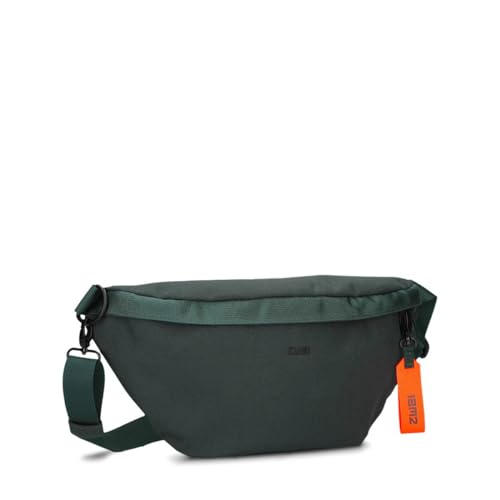 Zwei sportliche Unisex Bauchtasche Alex ALH80 Damen Herren & Teenager Hip Bag, modernes Cooles Design, Hüfttasche auch als Crossbody Bag tragbar wasserabweisend (Pine) von Zwei