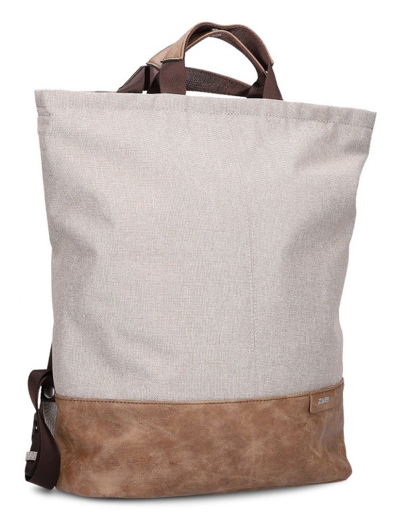 unisex Handtaschen beige Rucksack Olli OR140, creme - von Zwei