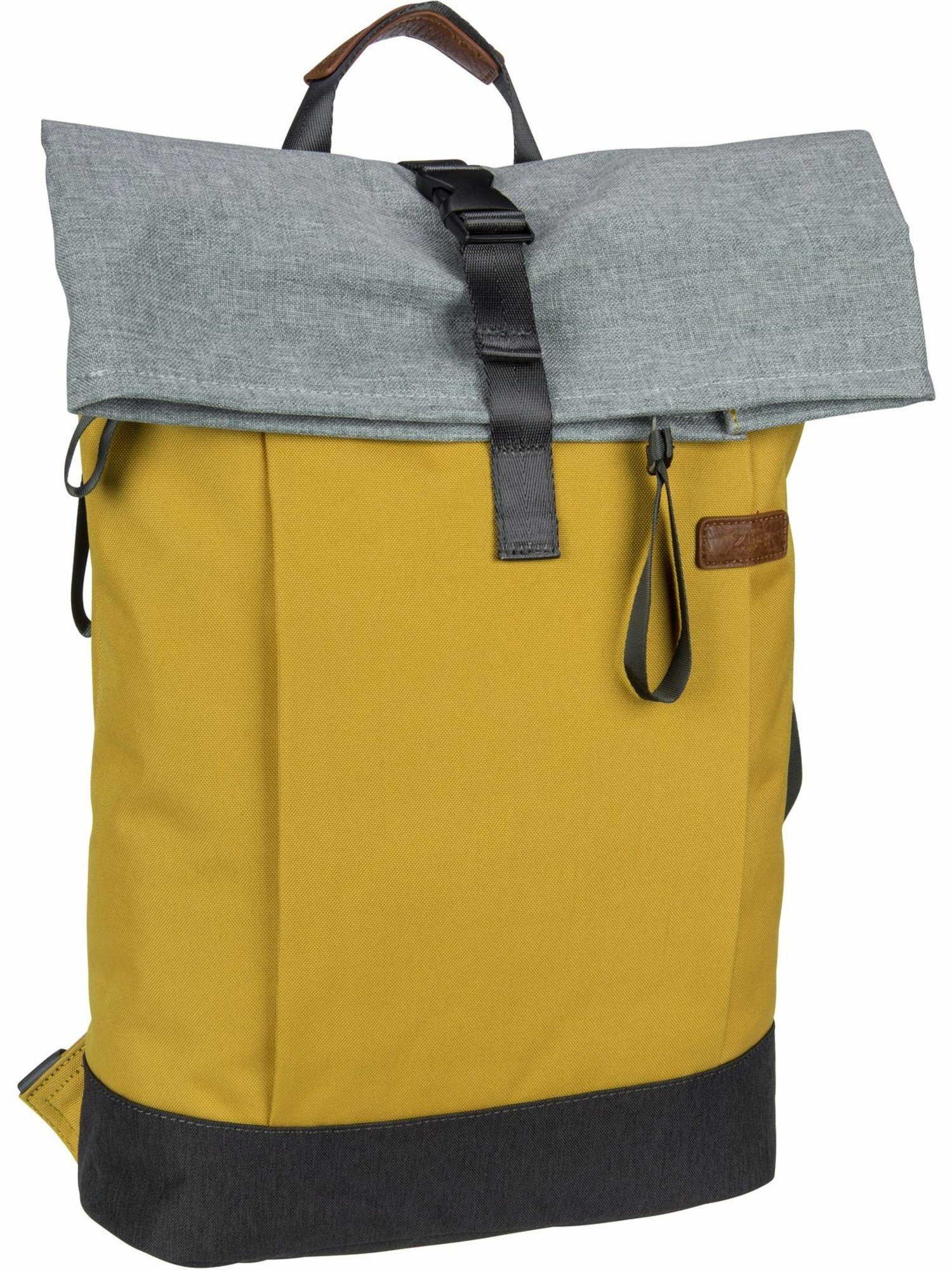 unisex Handtaschen gelb Rucksack Roll - von Zwei