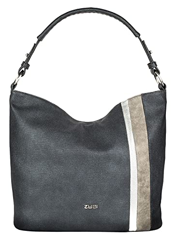 zwei Cherie CH12 Schultertasche 39 cm Canvas-Graphite von Zwei