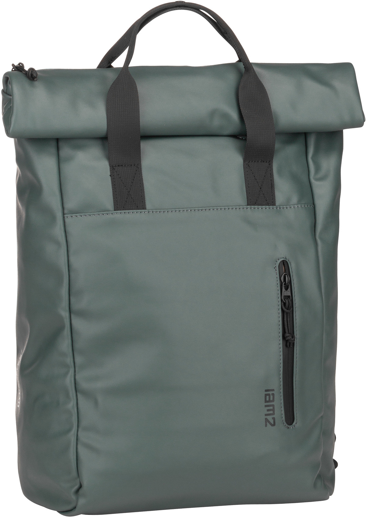 zwei Cargo CAR260  in Grün (13 Liter), Rolltop Rucksack von Zwei