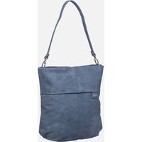 zwei - Mademoiselle M12 Nubuk/Sky - Hobo Bag  , 7 l von Zwei