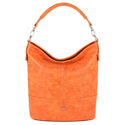 zwei Mademoiselle M13 Schultertasche 34 cm orange von Zwei