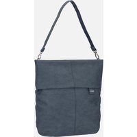 zwei - Mademoiselle M140 Nubuk/Blue - Hobo Bag  , 12 l von Zwei