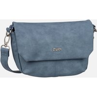 zwei - Mademoiselle M40 Nubuk/Sky - Crossbody Bag  , 1 l von Zwei