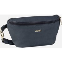 zwei - Mademoiselle MH4 Nubuk/Blue - Bauchtasche  , 1 l von Zwei