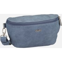 zwei - Mademoiselle MH4 Nubuk/Sky - Bauchtasche  , 1 l von Zwei