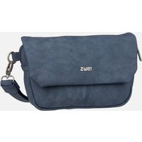 zwei - Mademoiselle MH40 Nubuk/Blue - Crossbody Bag  , 2 l von Zwei