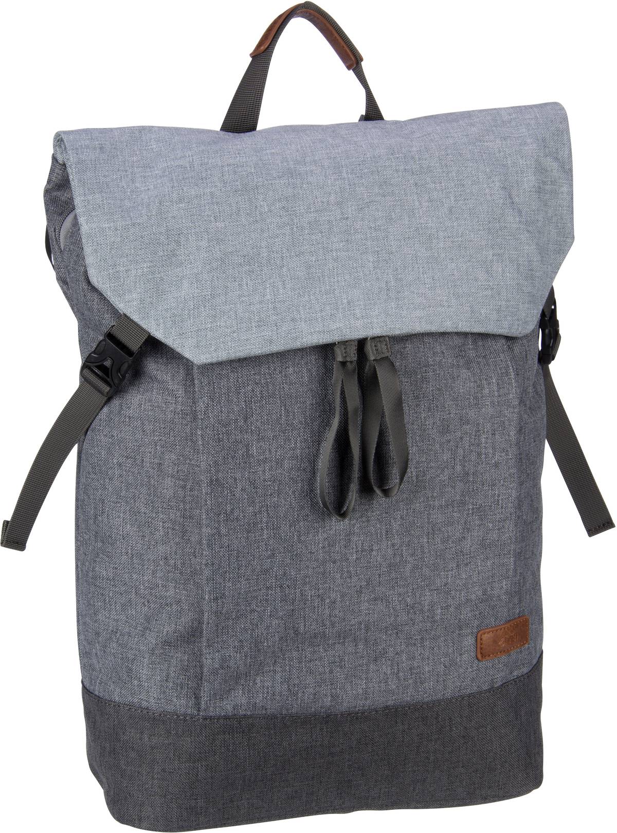 zwei Benno BE350  in Grau (14 Liter), Rolltop Rucksack von Zwei