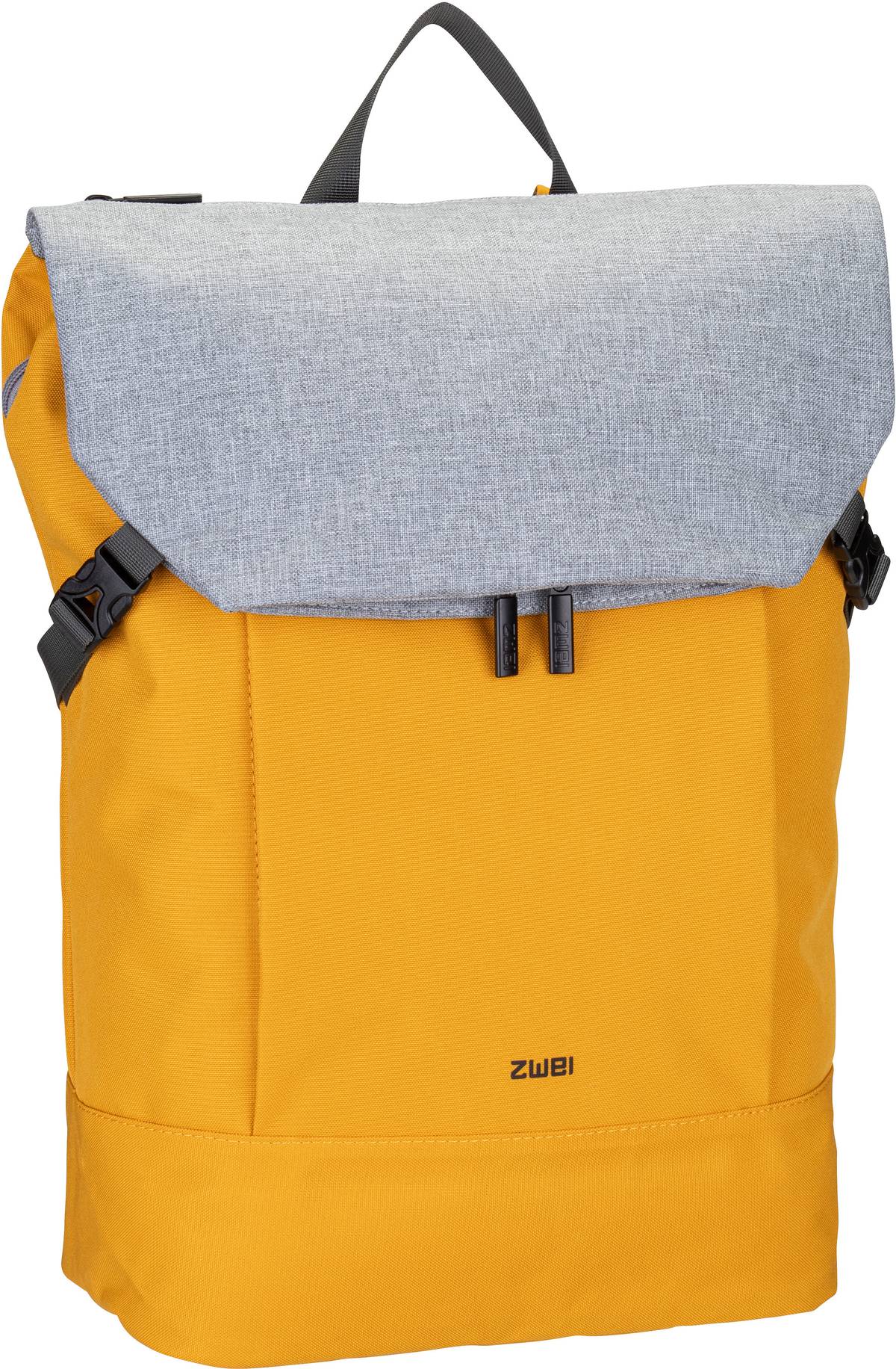 zwei Benno BE350  in Gelb (14 Liter), Rolltop Rucksack von Zwei