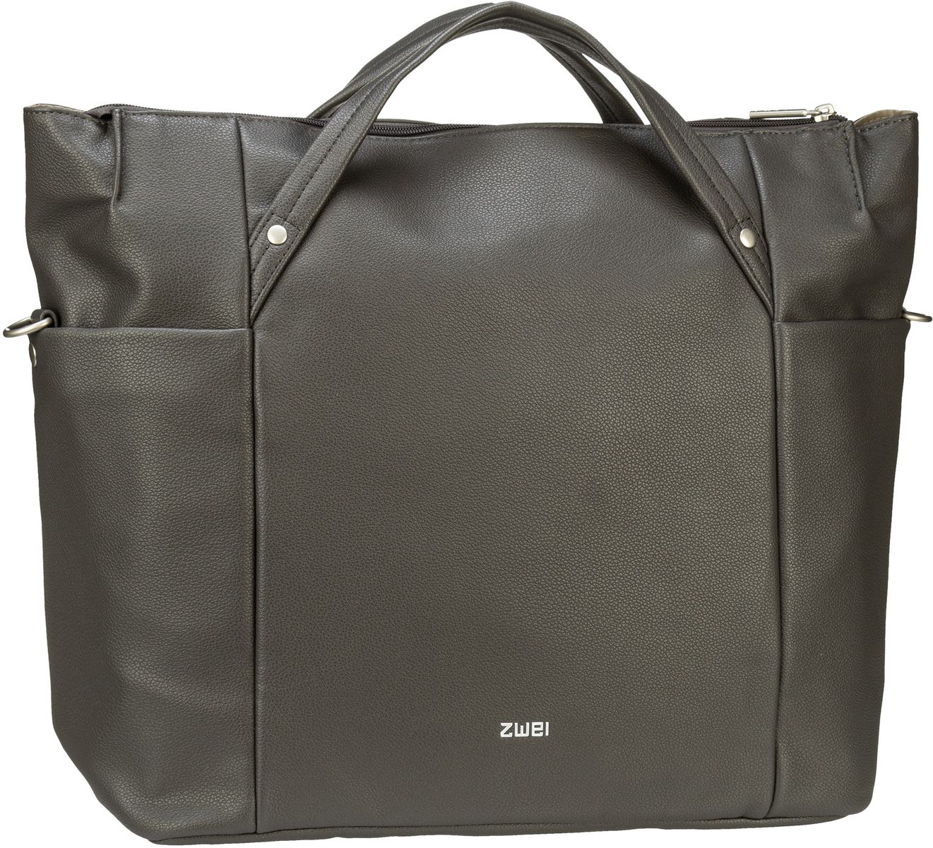 zwei Pia PI160  in Grau (16 Liter), Handtasche von Zwei