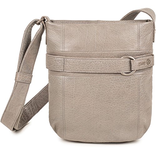 zwei Sienna Si10 Schultertasche Naturleder Grey von Zwei