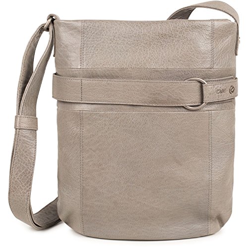 zwei Sienna Si12 Schultertasche Naturleder Grey von Zwei