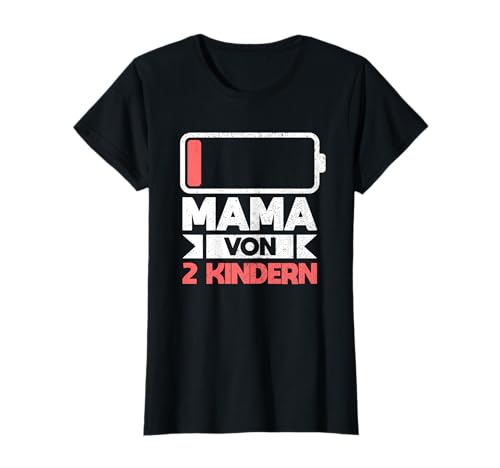Zweifach Mama 2 Kinder | zwei Kinder | Mutter von 2 Kindern T-Shirt Zweifach Mama 2 Kinder | zwei Kinder | Mutter von 2 Kindern T-Shirt von Zweifache Mama Geschenk AD