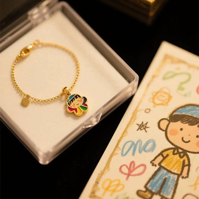 Custom Kids Drawing Necklace/Bracelet - Personalized Jewelry From Your Child's Artwork, Unique Gift For Mom, Grandma, Or Teacher Custom Kids Drawing Necklace/Bracelet - Personalized Jewelry From Your Child's Artwork, Unique Gift For Mom, Grandma, Or Teacher von ZweigEwigkeitGifts