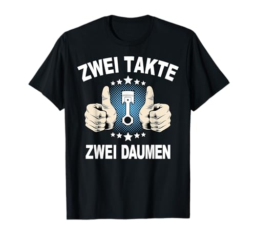 2-Takter Trabbi Zweitaktmotor Biker Mann Herren Geschenkidee T-Shirt 2-Takter Trabbi Zweitaktmotor Biker Mann Herren Geschenkidee T-Shirt von Zweitakter Trabi Mofa Moped Geschenk Männer DDR