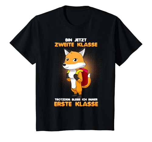 Kinder 2 Klasse Fuchs Grundschule Klassenwechsel 2.Klasse Mädchen T-Shirt Kinder 2 Klasse Fuchs Grundschule Klassenwechsel 2.Klasse Mädchen T-Shirt von Zweite Klasse Schulanfang Schulbeginn Geschenke