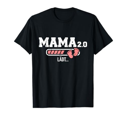 Zweifache Mama 2.0 Ladebalken lädt T-Shirt Zweifache Mama 2.0 Ladebalken lädt T-Shirt von Zweites Mal Mama Geschenke