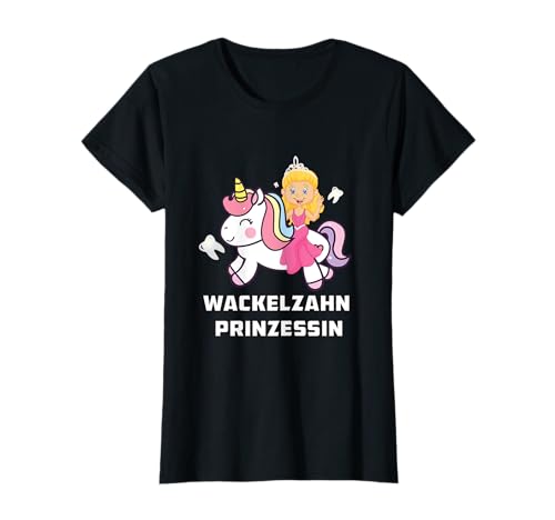 Wackelzahn Prinzessin Zahnfee Shirt für Kinder Mädchen T-Shirt Wackelzahn Prinzessin Zahnfee Shirt für Kinder Mädchen T-Shirt von ZwenShirt T-Shirt für Kinder, Männer und Frauen