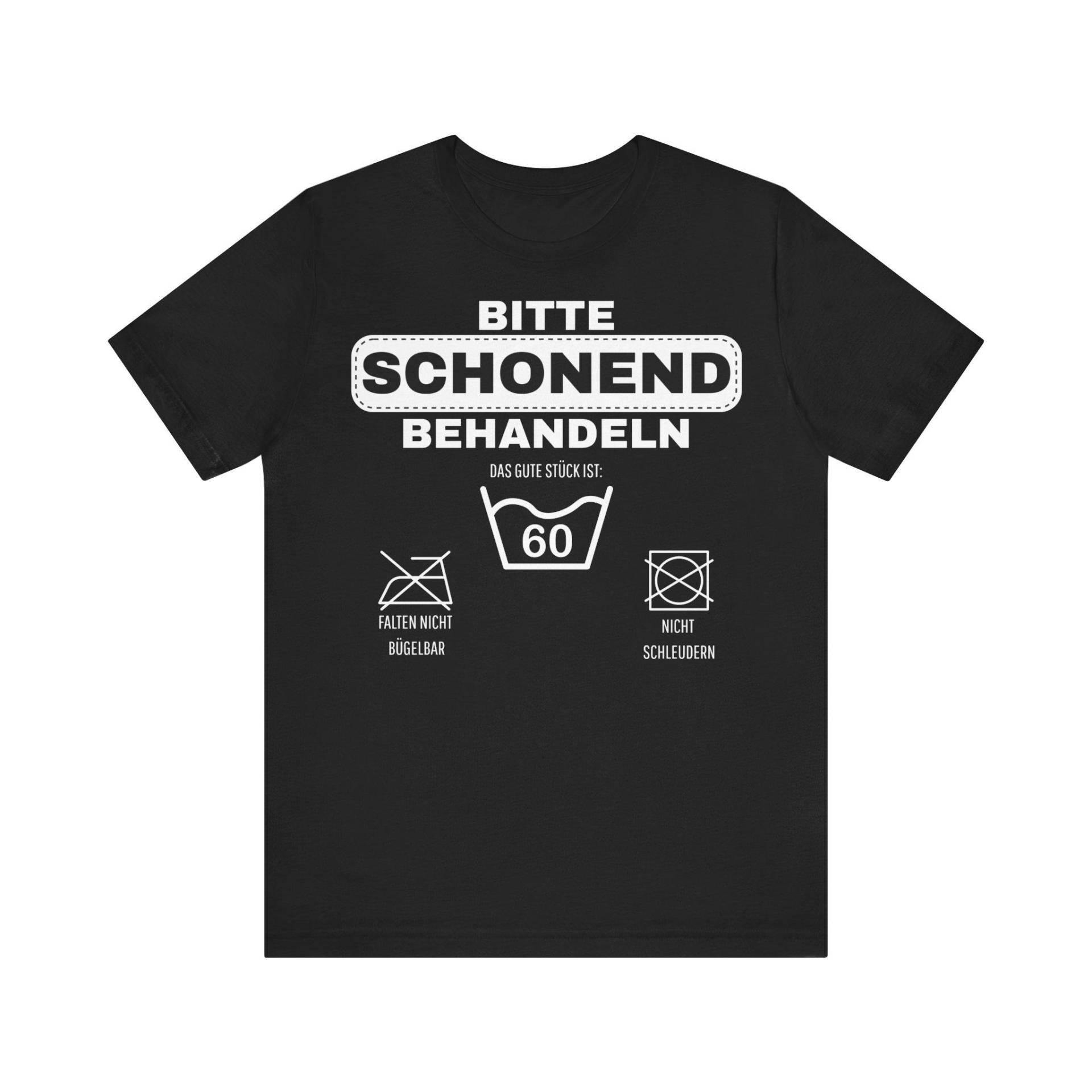 Lustiges 60. Geburtstag Shirt - Bitte Schonend Behandeln Falten Nicht Bügelbar Party T-Shirt Geschenk Für Geburtstagskind von Zwenshop