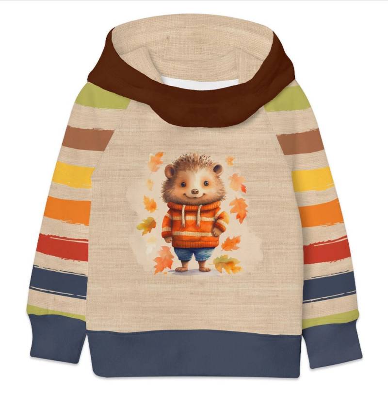 Pullover Igel Herbst | Warmer Hoodie Geschwister Outfit Kinder Baby Sweatshirt Weihnachten Geschenk Kindergarten Krippe Mädchen von ZwergenNaehstuebchen