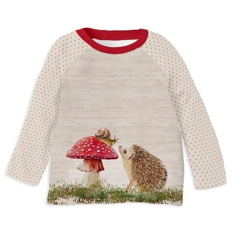 Pullover Igel Kinder | Waldtiere Pulli Tier Babys Kleidung Junge Mädchen Schnecke Sweatshirt Kindergarten Krippe Kinderkleidung von ZwergenNaehstuebchen