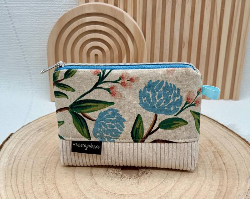 Kleines Schminktäschchen Canvas/Cord von Zwergenhexe