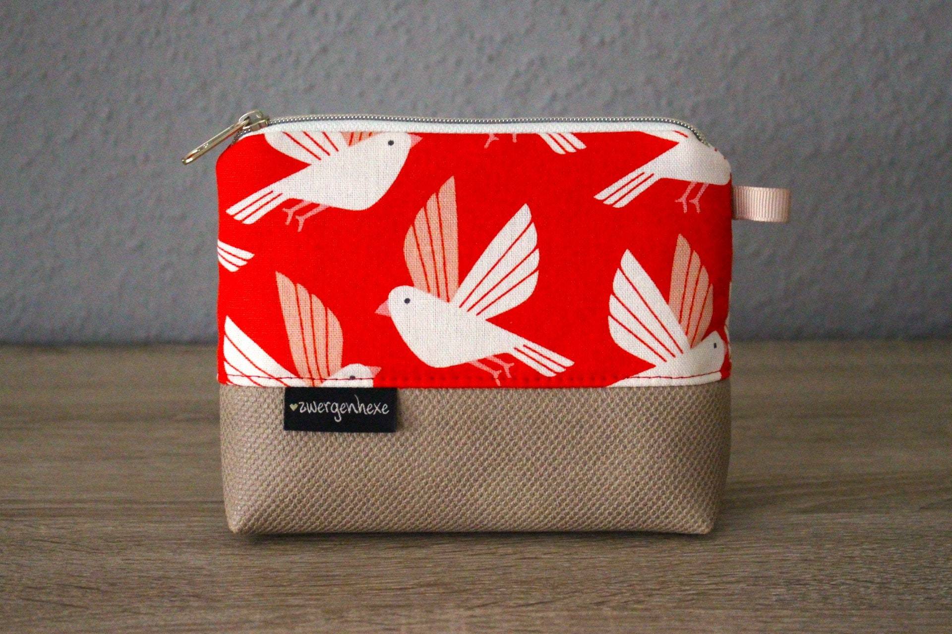 Kleines Schminktäschchen Canvas/Kunstleder von Zwergenhexe