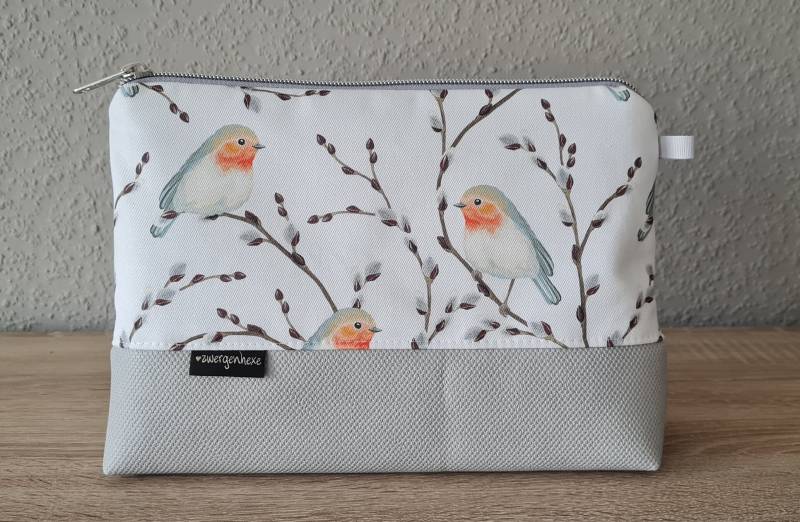 Kulturtasche Baumwolle/Kunstleder Mit Innenfach Kulturtasche Baumwolle/Kunstleder Mit Innenfach von Zwergenhexe