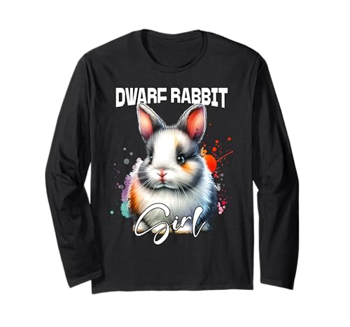 Dwarf Rabbit Mädchen Zwergkaninchen Langarmshirt von Zwergkaninchen Designs Damen