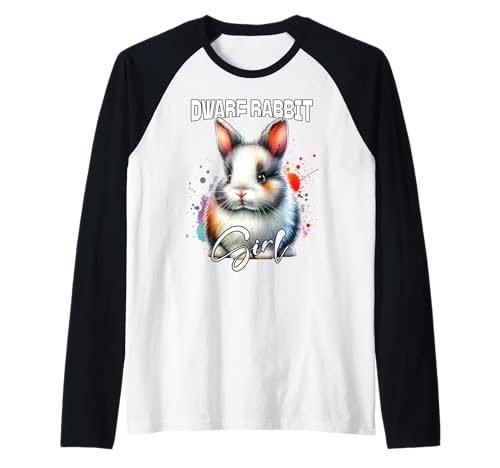 Dwarf Rabbit Mädchen Zwergkaninchen Raglan von Zwergkaninchen Designs Damen
