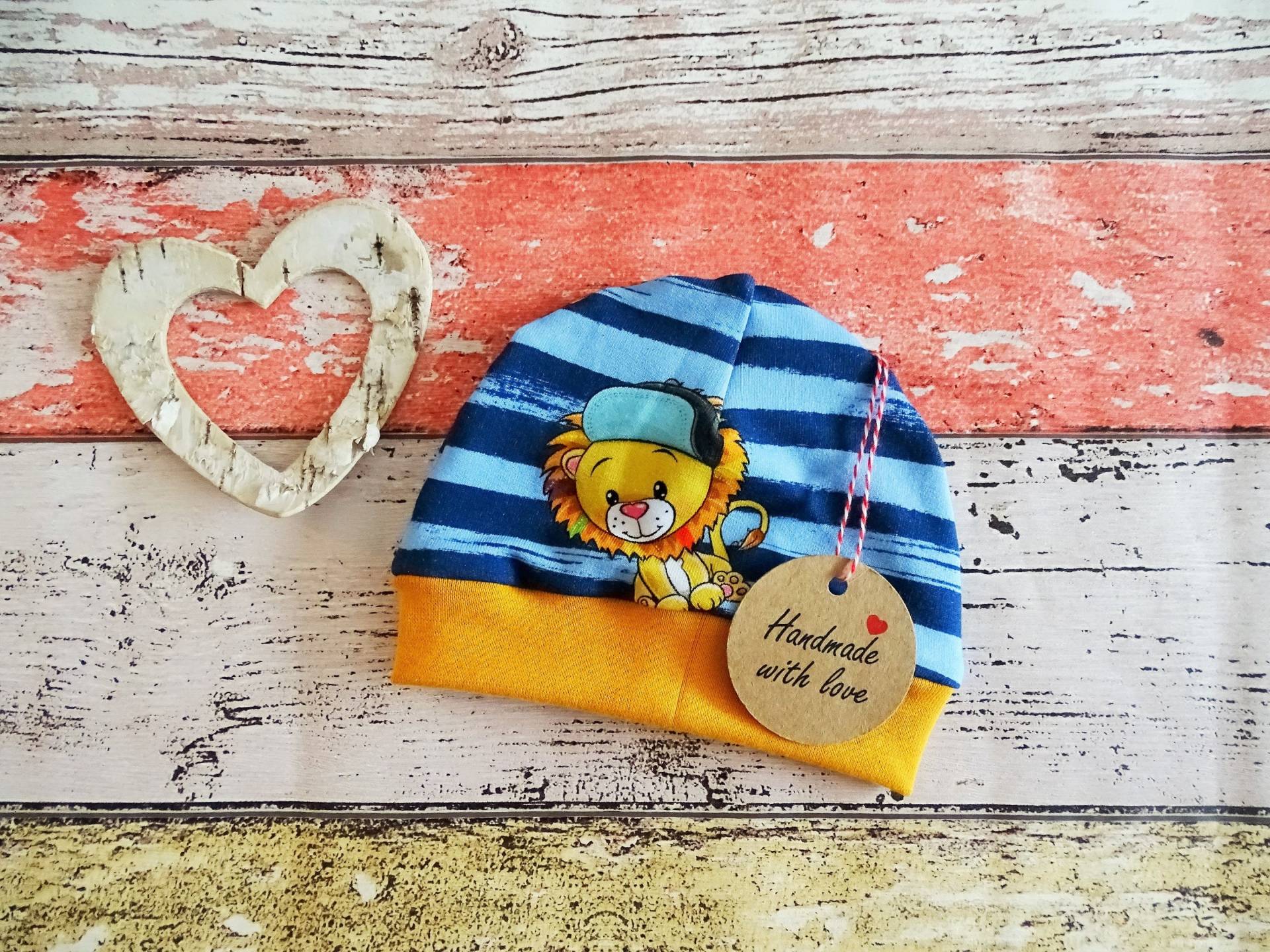 Jersey Mütze Löwe 50-92, Babymütze, Beanie von ZwergnaseDE