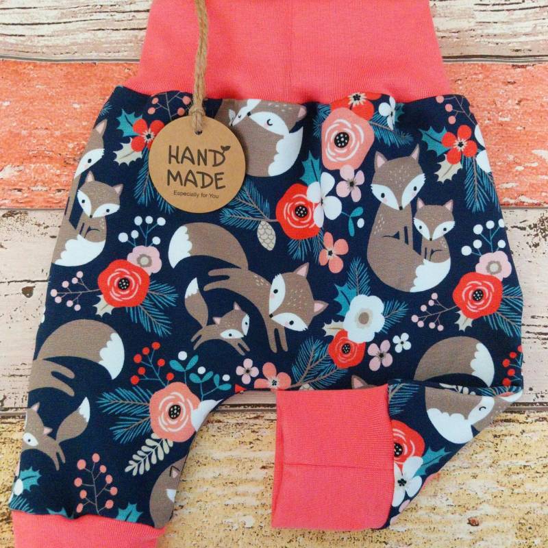 Pumphos Fuchs 50-98 Oder Als Set Mit Halstuch, Mitwachshose von ZwergnaseDE