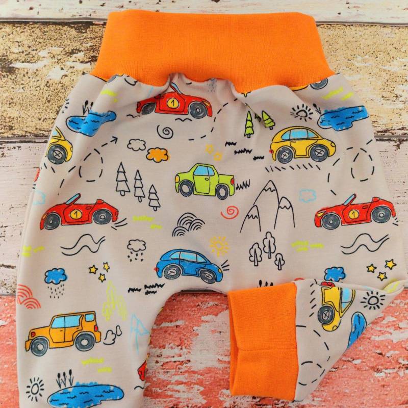 Pumphose Autos Fahrzeuge 50-98 Oder Als Set Mit Halstuch, Mitwachshose Pumphose Autos Fahrzeuge 50-98 Oder Als Set Mit Halstuch, Mitwachshose von ZwergnaseDE