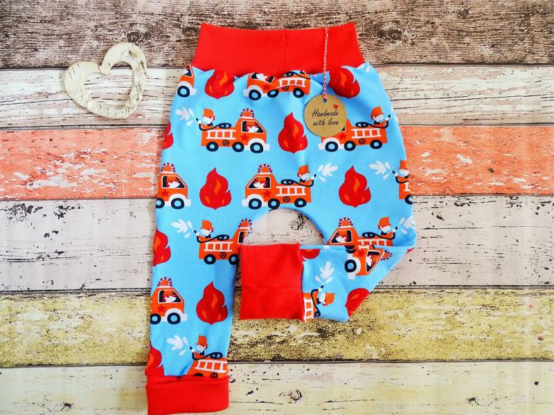 Pumphose Feuerwehr in Größe 50-98, Kinder von ZwergnaseDE