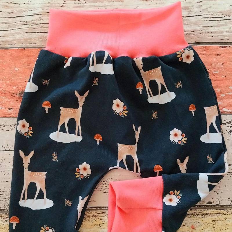 Pumphose Reh 50-104 Oder Als Set Mit Halstuch, Mitwachshose von ZwergnaseDE