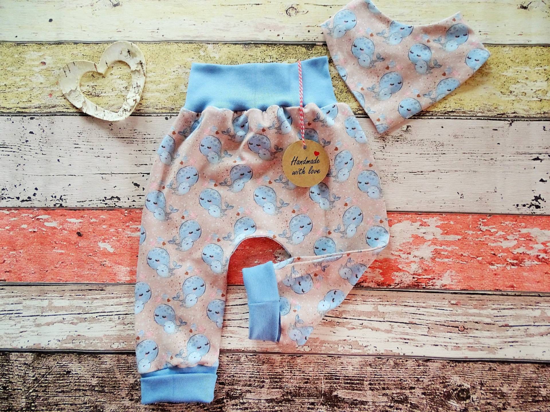 Pumphose Wal 50-104 Oder Als Set Mit Halstuch, Mitwachshose von ZwergnaseDE