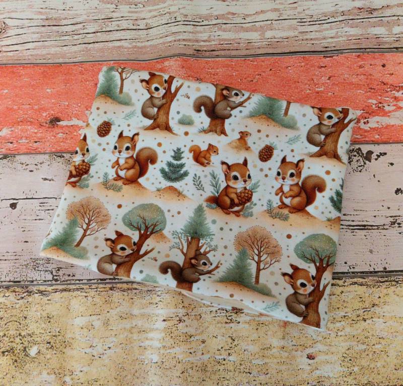 Warmer Loop Eichhörnchen, Winterschal, Schal, Halstuch, Kinderhalstuch, Halssocke von ZwergnaseDE