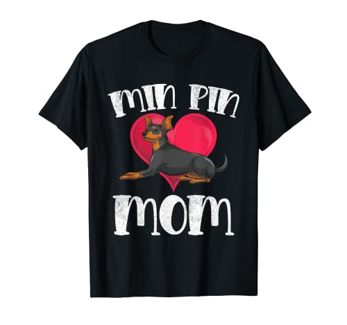 Zwergpinscher Mama Hundeliebhaber Muttertag Zwergpinscher T-Shirt Zwergpinscher Mama Hundeliebhaber Muttertag Zwergpinscher T-Shirt von Zwergpinscher Hunde Haustier Geschenk