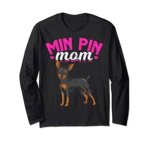 Zwergpinscher Mama Pinscher Hunde Muttertag Zwergpinscher Langarmshirt Zwergpinscher Mama Pinscher Hunde Muttertag Zwergpinscher Langarmshirt von Zwergpinscher Hunde Haustier Geschenk