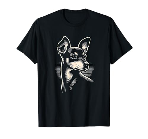 Zwergpinscher-Hundegesichts-Kunstdesign für Frauen und T-Shirt Zwergpinscher-Hundegesichts-Kunstdesign für Frauen und T-Shirt von Zwergpinscher-Liebhaber-Themendesigns