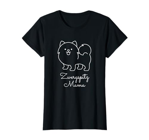 Zwergspitz Mama Pomeranian Hundemama Geschenk T-Shirt Zwergspitz Mama Pomeranian Hundemama Geschenk T-Shirt von Zwergspitz Mama Geschenke & Co.