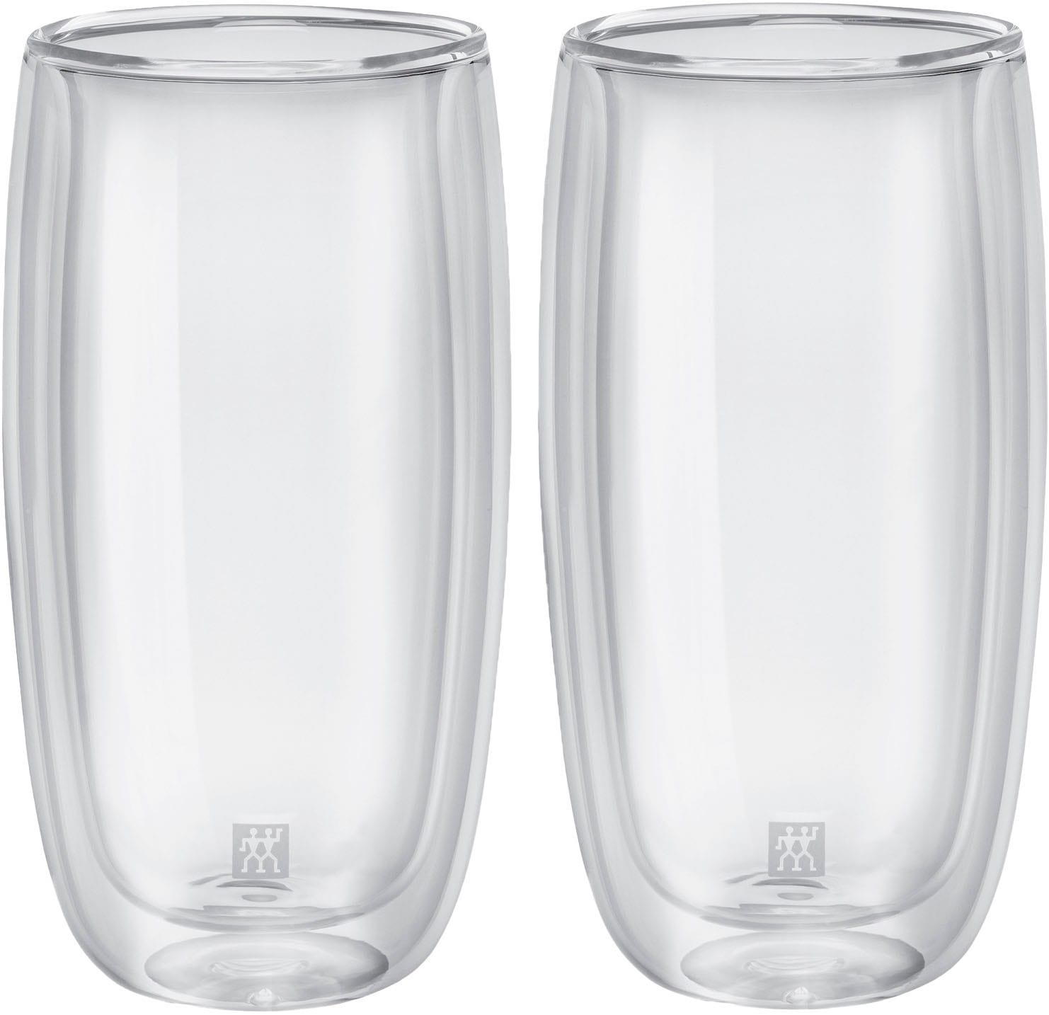 Zwilling Gläser-Set "Softdrinkglas Sorrento, 2er Set", (Set, 2 tlg., 2x Sorrento Softdrinkglas), doppelwandig, Fassungsvermögen je Glas ca. 475 ml von Zwilling